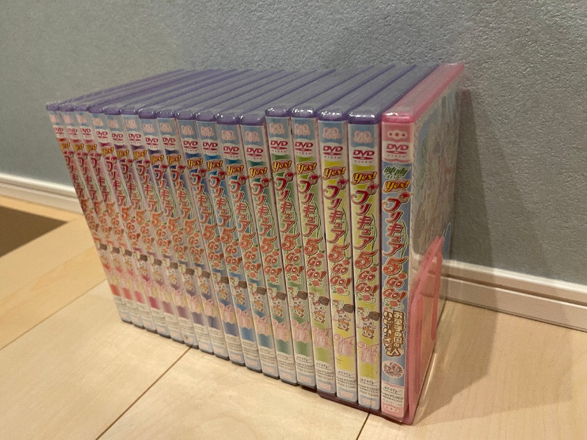 Yes! Precure 5GoGo! cell version DVD the whole + theater version unopened contains 