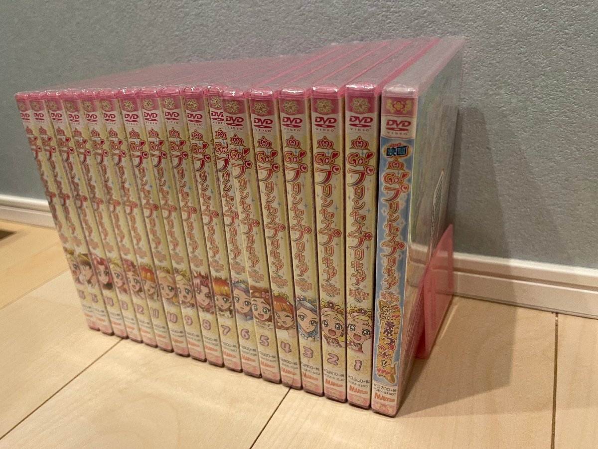 Go! Princess Precure cell version DVD the whole + theater version unopened 