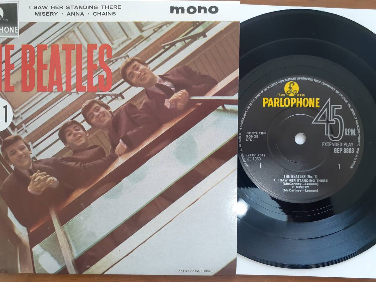 UK盤 7inch EP/The Beatles No.1/mono モノラル/EMI-Parlophone/GEP 8883/1981年 英国盤の画像1