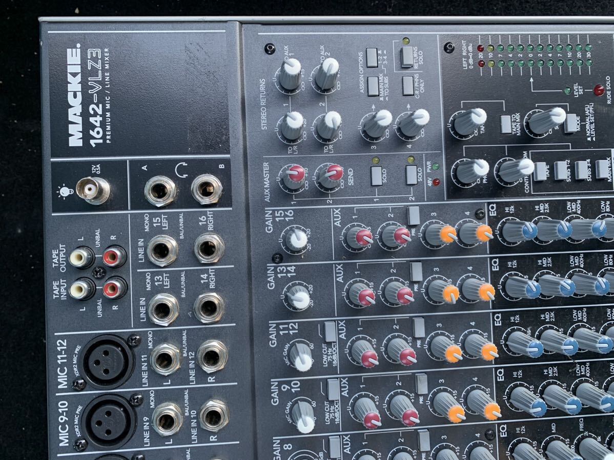 1 jpy MACKIE 1642-VLZ3 MACKIE Mackie 16ch analog mixer sound equipment electrification has confirmed 