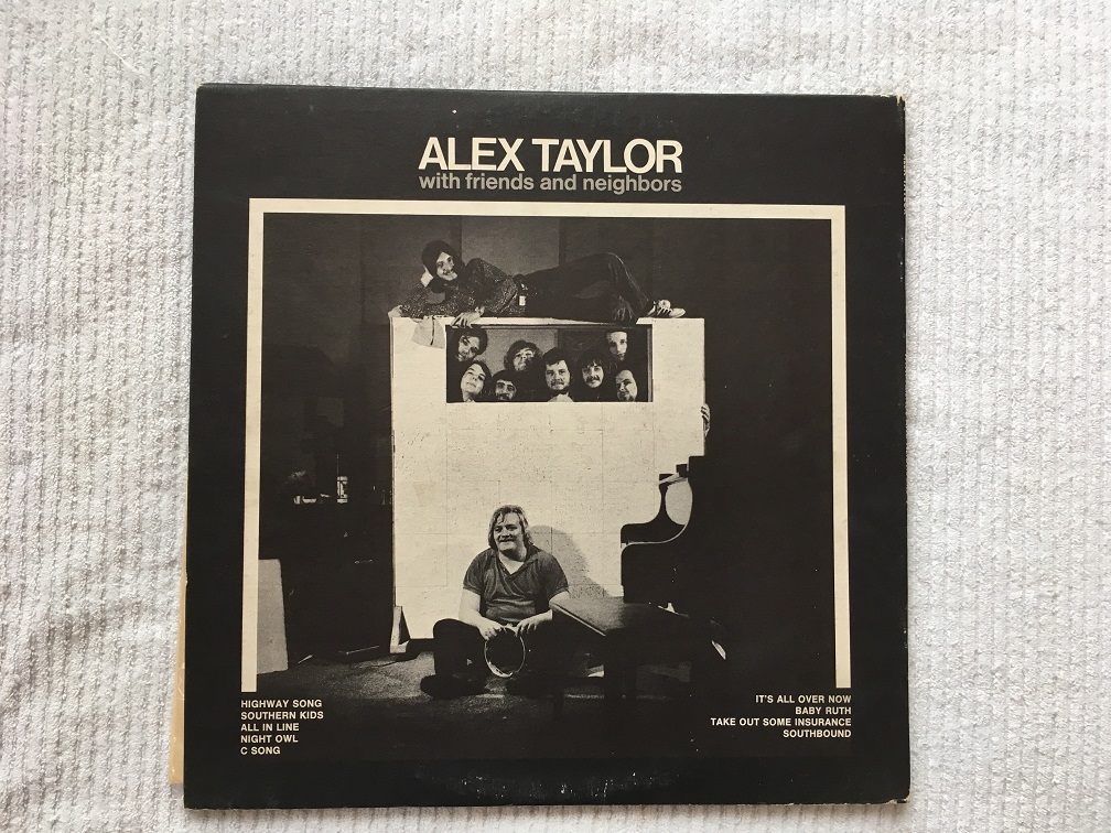 【送料無料・US盤LP】ALEX TAYLOR★「ALEX TAYLOR WITH FRIENDS AND NEIGHBORS」_画像3