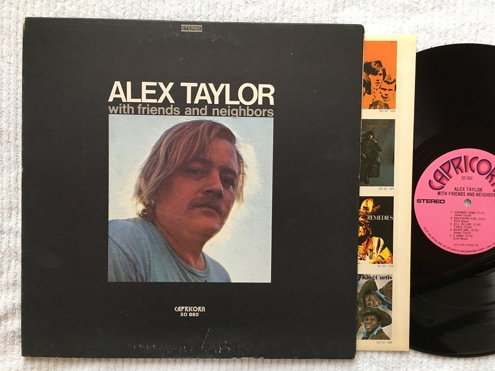 【送料無料・US盤LP】ALEX TAYLOR★「ALEX TAYLOR WITH FRIENDS AND NEIGHBORS」_画像1