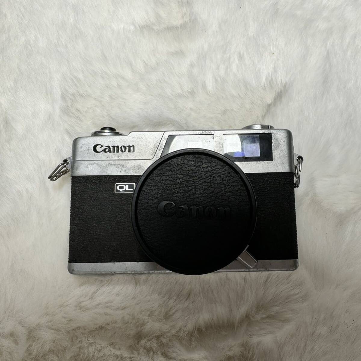 1円 Canon Canonet QL17 40mm フィルムカメラ ブラック 動作未確認_画像2
