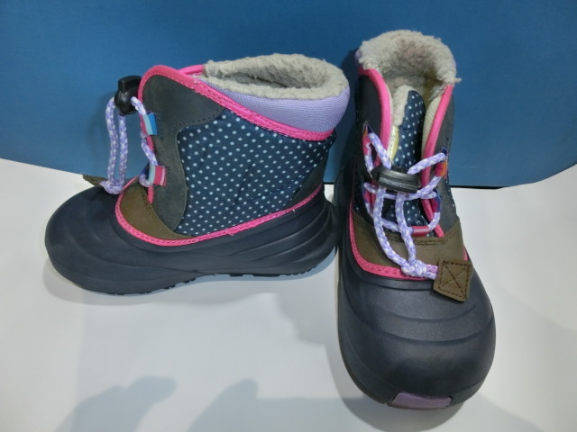  Oshkosh 17. боты темно-синий розовый снег обувь 