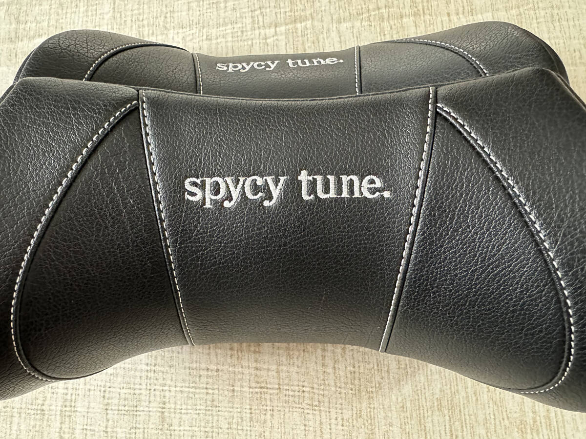 ☆美品 スパイシーチューン spycy tune. ヘッドレスト ネックパッド 2個セット USED☆_画像5