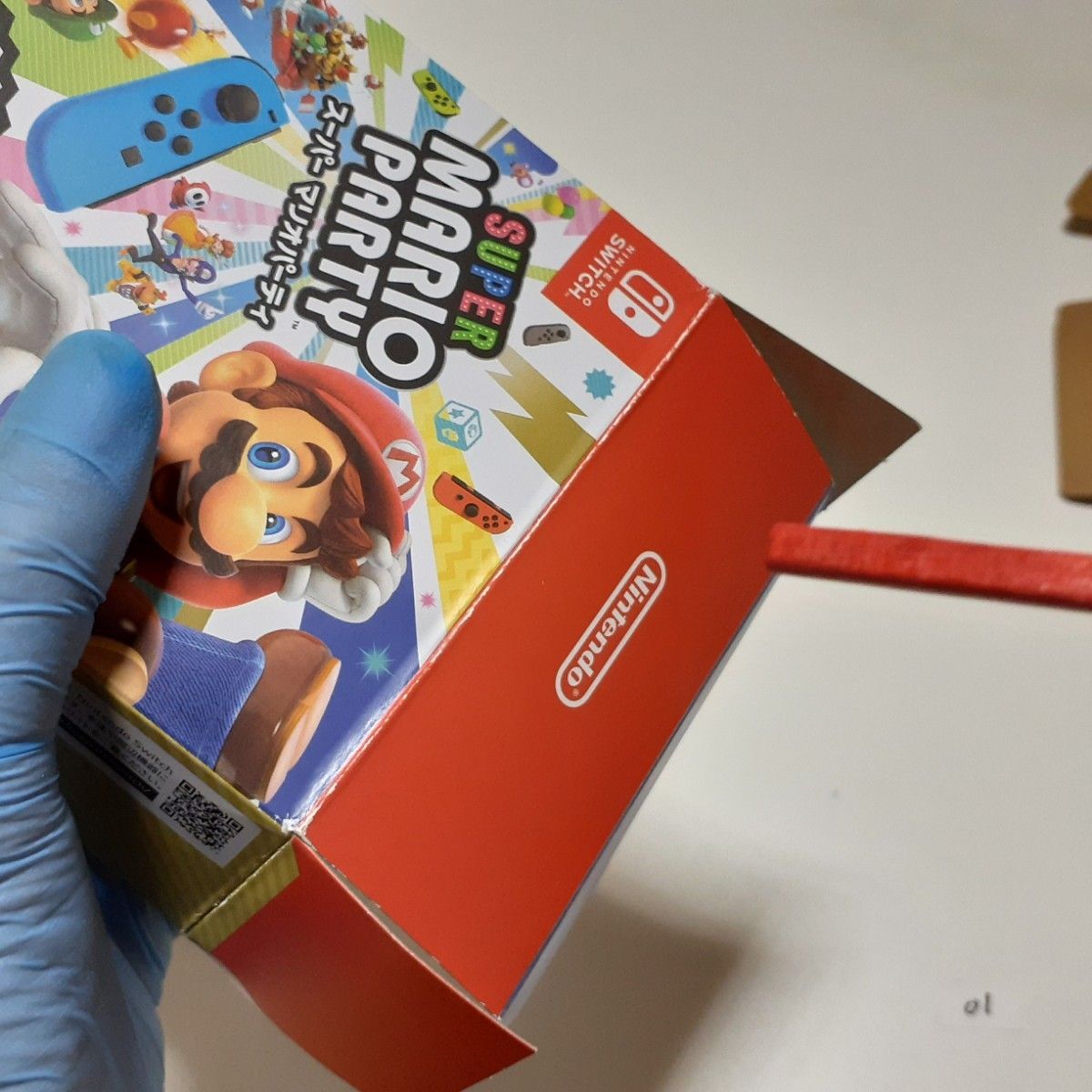 【空箱のみ】スーパー マリオパーティ 4人で遊べる Joy-Conセット ニンテンドー   Nintendo  Switch 