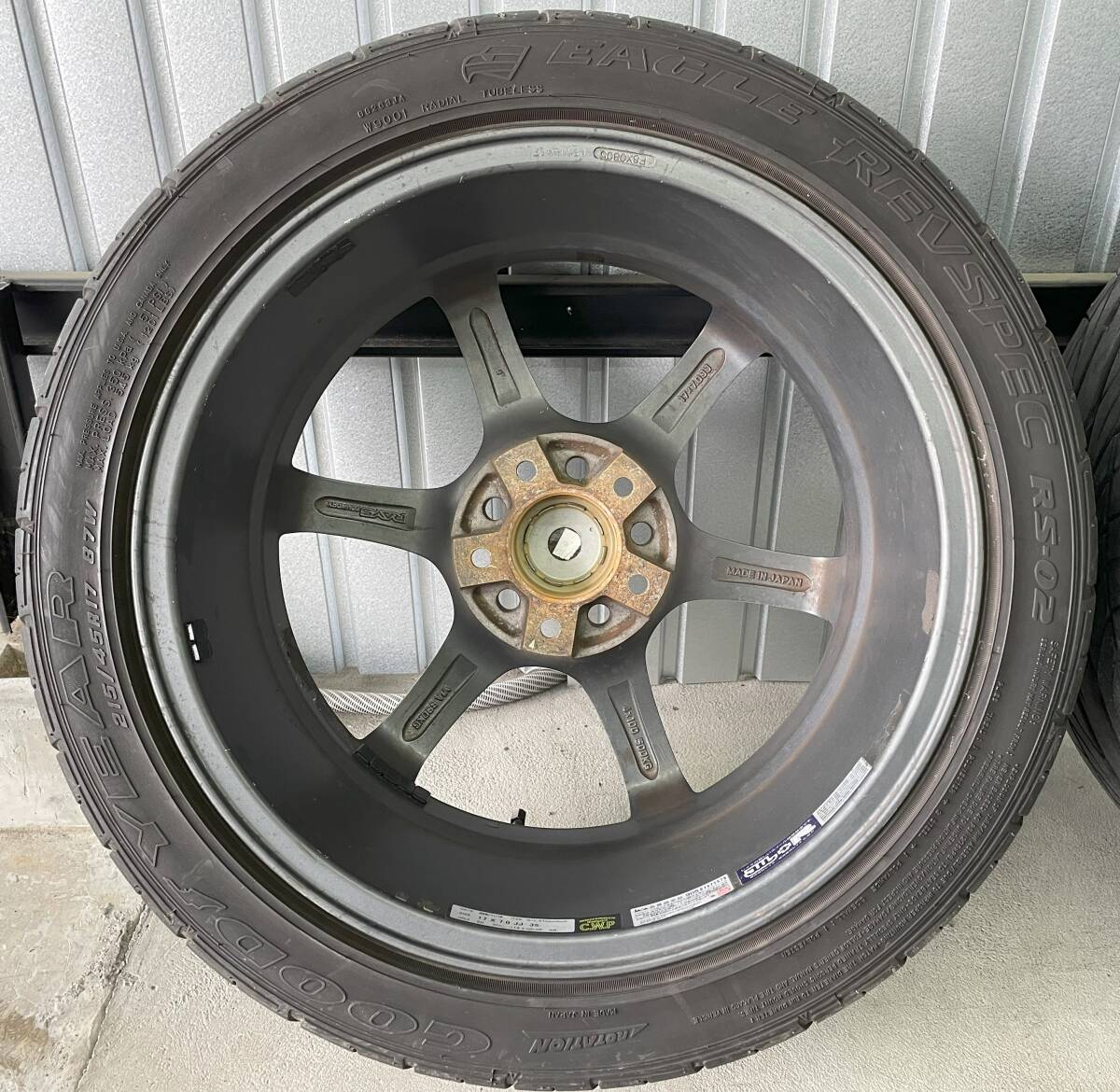 RAYS Gram Lights 57 Maximum 17インチ 2本セット 売り切り！ 215/45R17の画像4