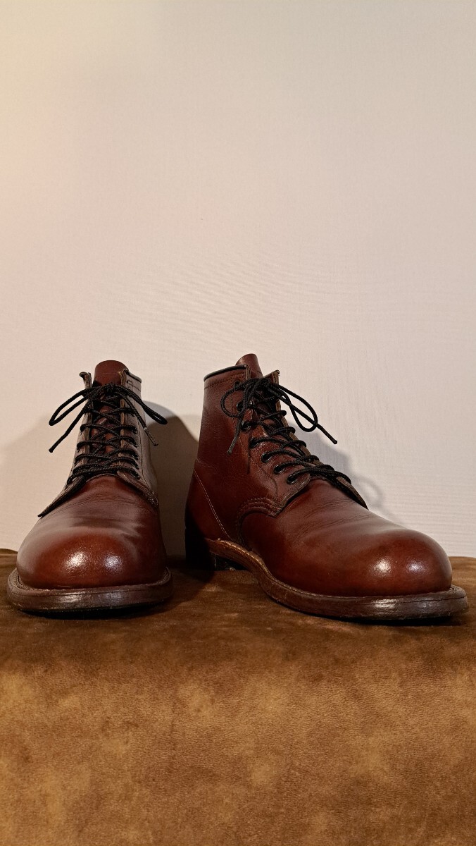  old pattern number *REDWING Beck man 9016 cigar 8.5D(26.5~27.5cm) Red Wing * BECKMAN