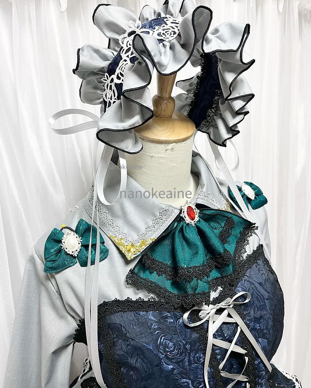 東方project 十六夜咲夜 コスプレ衣装 風(ウィッグ 靴別売り 東方project 十六夜咲夜 コスプレ衣装 風(ウィッグ 靴別売り