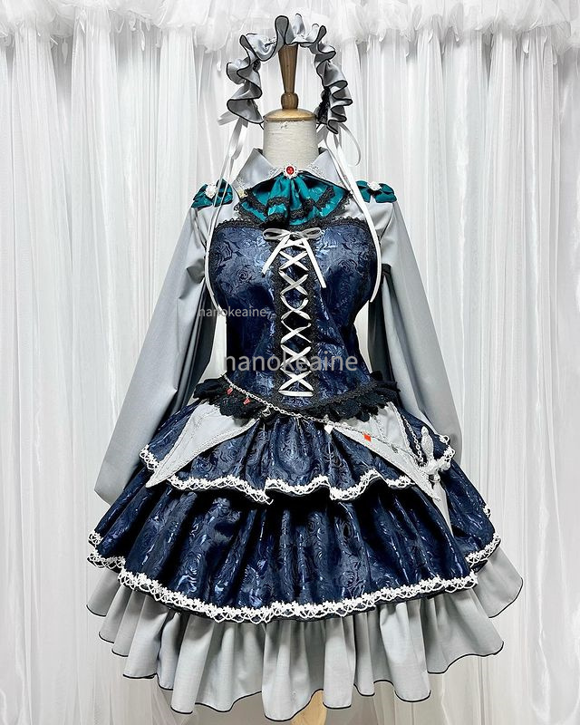 東方project 十六夜咲夜 コスプレ衣装 風(ウィッグ 靴別売り 東方project 十六夜咲夜 コスプレ衣装 風(ウィッグ 靴別売り