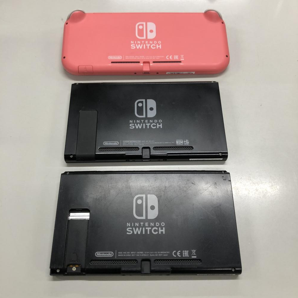 【ジャンク】Nintendo Switch 2台 Switch Lite 1台 本体のみ 計3台 スイッチ スイッチライト 任天堂 Nintendoの画像2