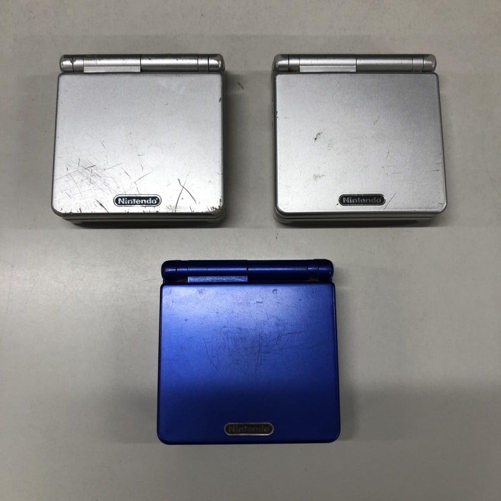 【ジャンク】ゲームボーイアドバンスSP 3台 本体のみ GBASP GAME BOY ADVANCE SP Nintendo 任天堂_画像2