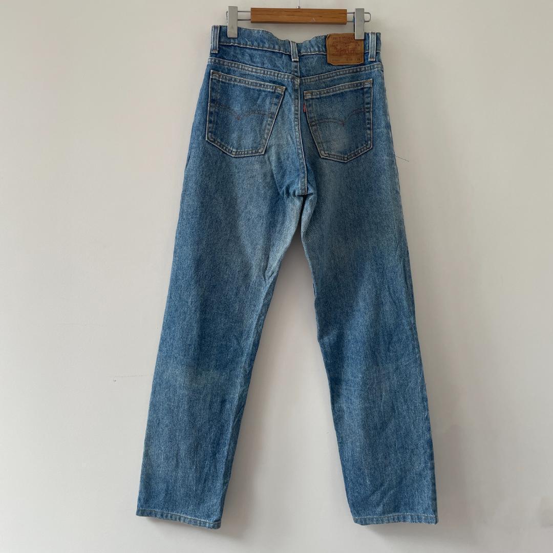 LE13 90s Levi's 510 Denim USA производства джинсы W30