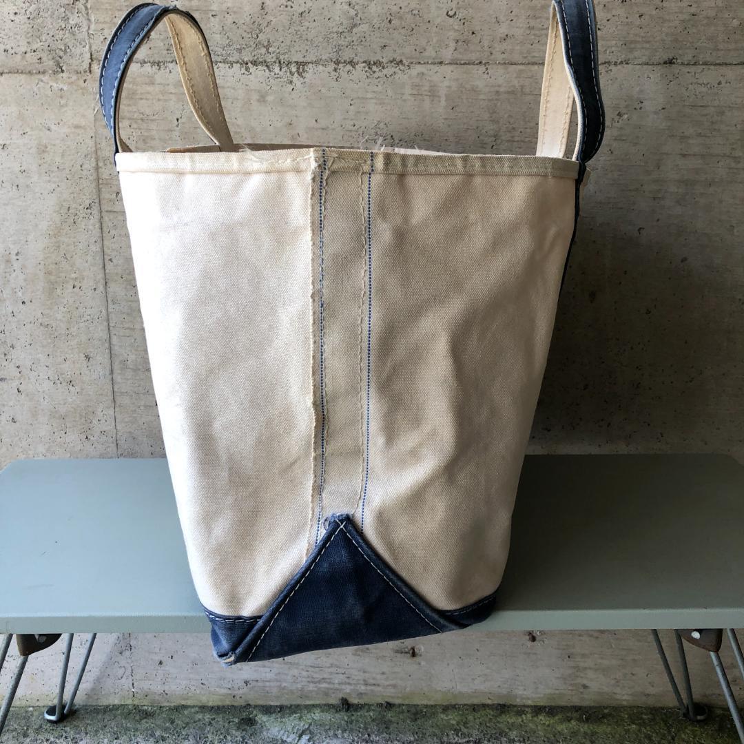 L.L.bean ヴィンテージ ビーントート ネイビーL 2色タグ L.L.bean ヴィンテージ ビーントート ネイビーL 2色タグ