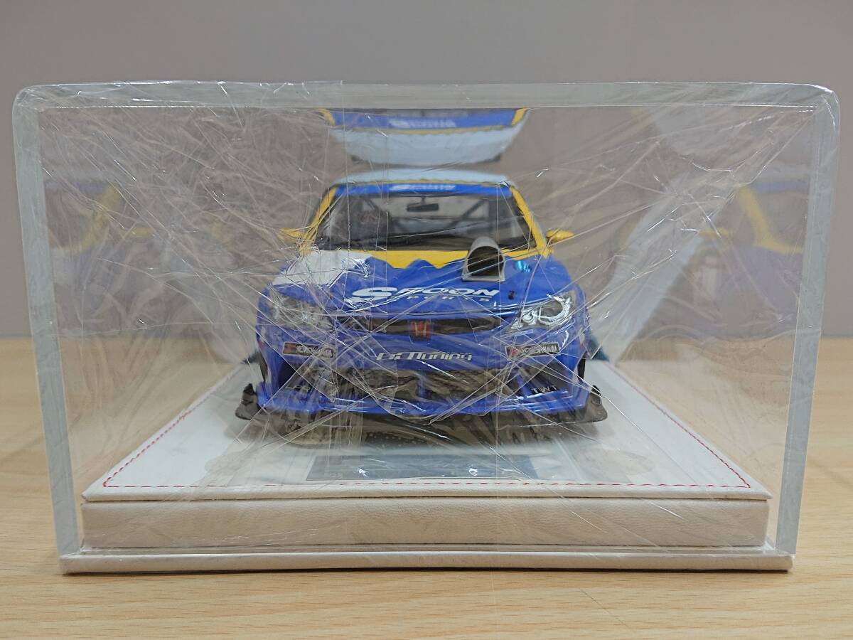 119 C-995/One Model 1/18スケール ミニカー Honda Civic FD2 Spoon Racing Version V1.0 RH Actrylic Display Case is Included 20A02-01の画像6