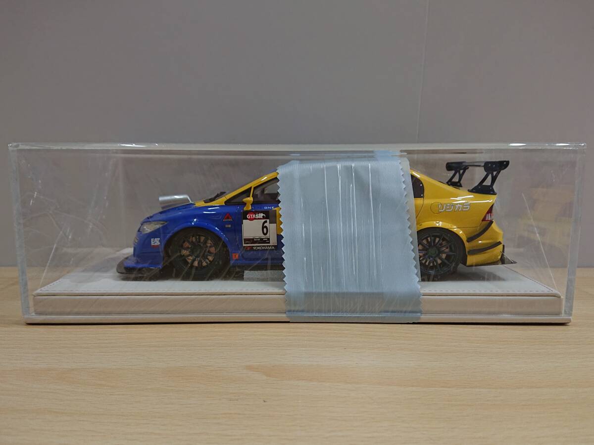 119 C-995/One Model 1/18スケール ミニカー Honda Civic FD2 Spoon Racing Version V1.0 RH Actrylic Display Case is Included 20A02-01の画像7