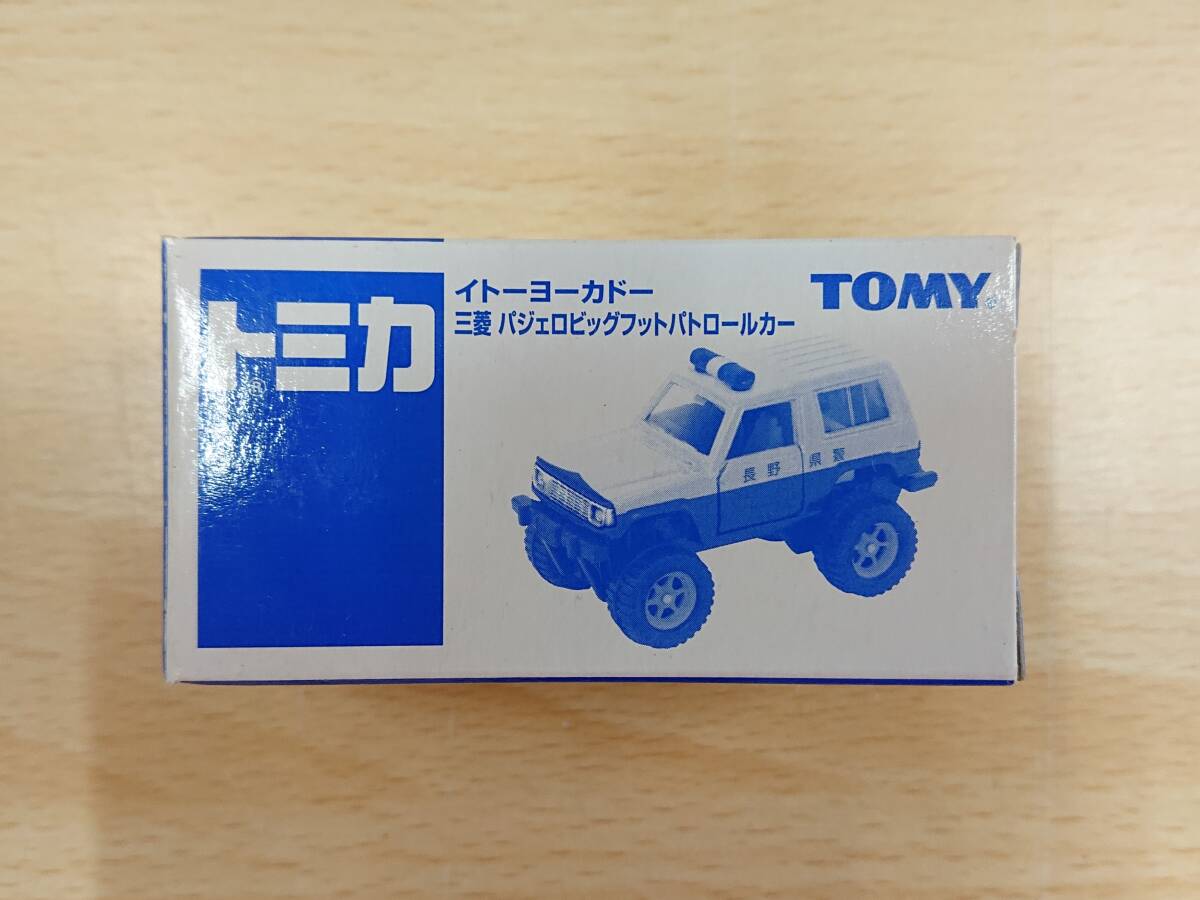 119 C-057/【1円スタート】トミカ イトーヨーカドー 三菱 パジェロビッグフット パトロールカー_画像1