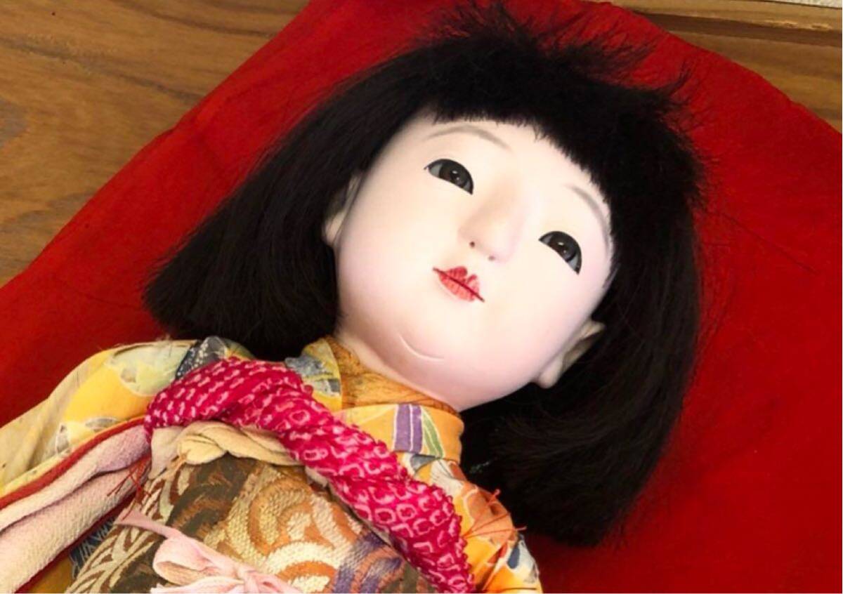△3876▽可愛らしい市松人形 光徳斉 市松人形 アンティーク △3876▽可愛らしい市松人形 光徳斉 市松人形 アンティーク