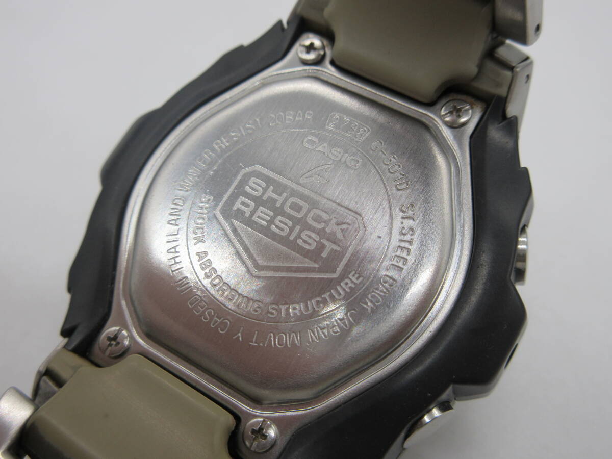 【★１円～★現状販売！】[UK13948]腕時計 CASIO G-SHOCK G-501D ★外箱・書類・余りゴマあります！★_画像10