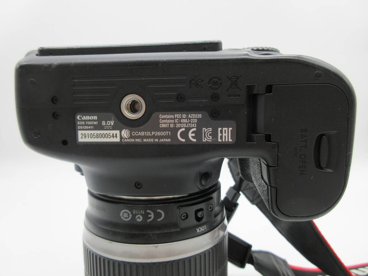 【★１円～★現状販売！】[U8408]デジタル一眼レフカメラ Canon EOS 70D (ZOOM LENS EF-S 18-200mm 1:3.5-5.6 IS) ★広角から望遠まで！★_画像7