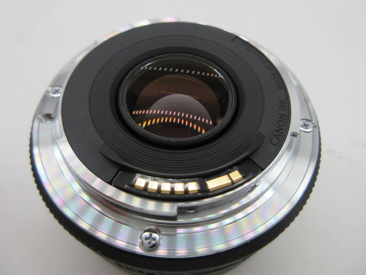 【★１円～★現状販売！】[U8412]単焦点レンズ Canon EF LENS 50mm 1:1.8 STM ★レンズフード付き単焦点です♪★_画像8