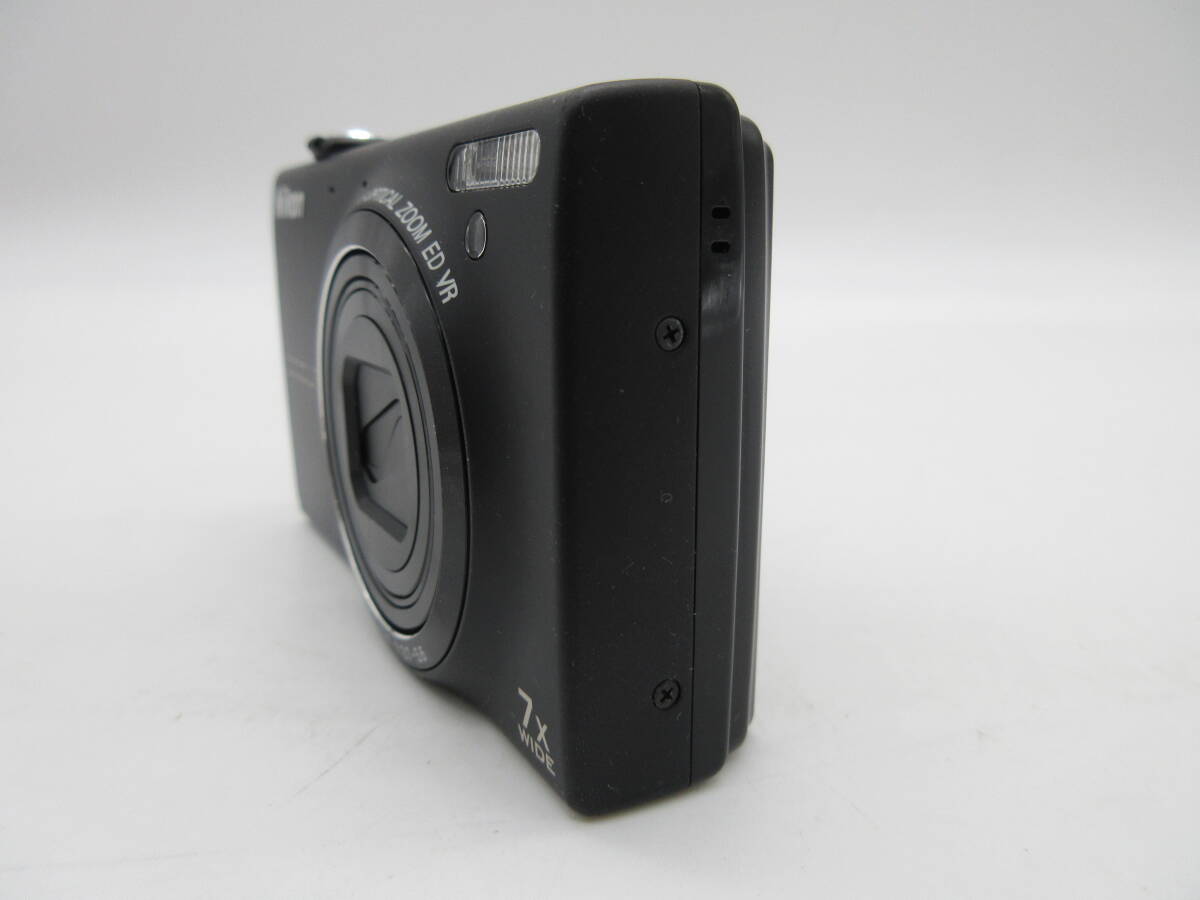 【★１円～★現状販売！】[U8415]デジタルカメラ Nikon COOLPIX S6100 ブラック ★電源入りました！付属品もございます！★_画像3