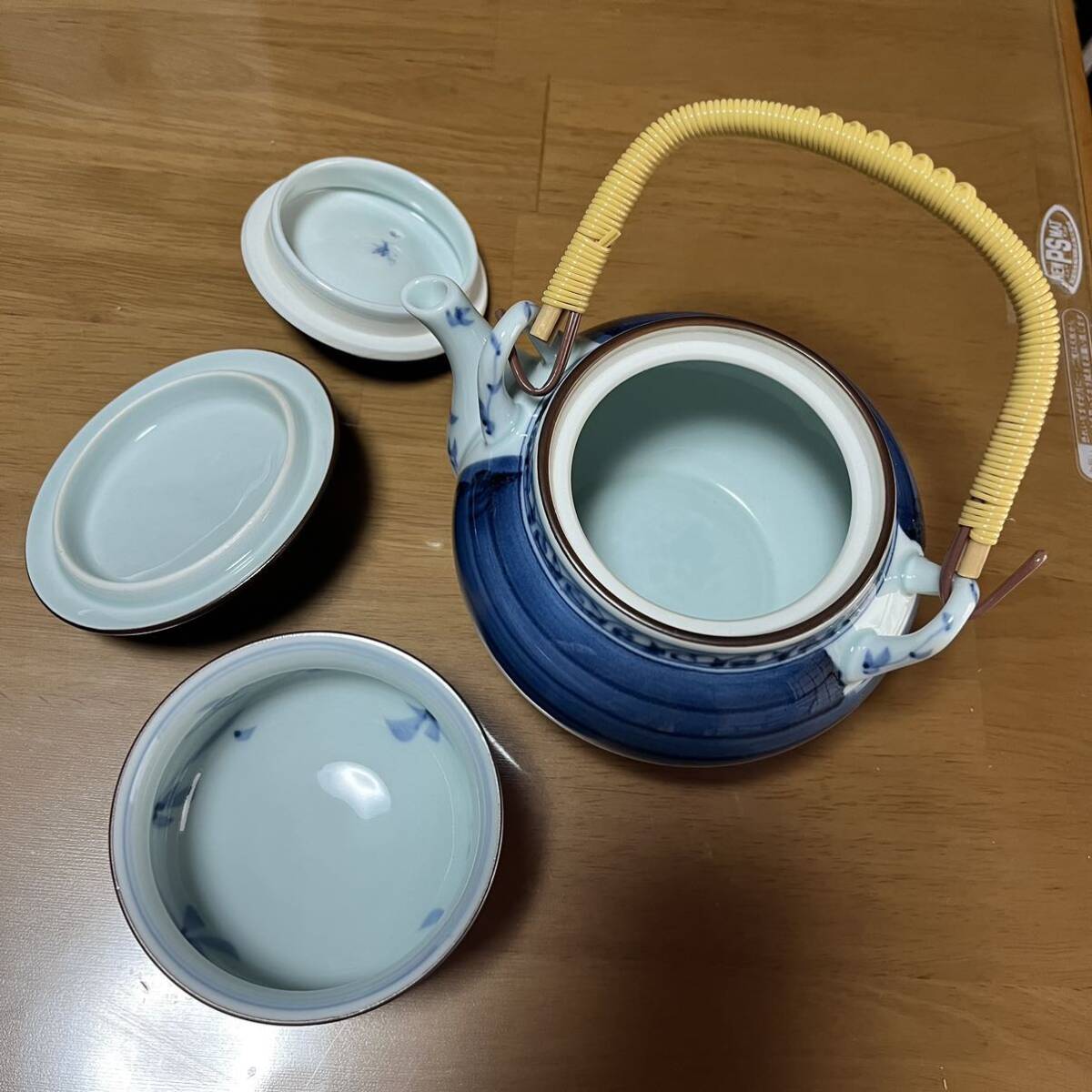 有田焼　一城作　和食器 茶器 急須　湯呑　木箱入り_画像6