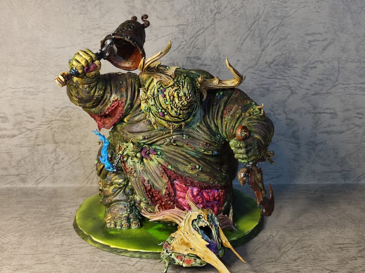 ウォーハンマー Warhammer Graeat Unclean One 塗装済み完成品 AoS_画像4