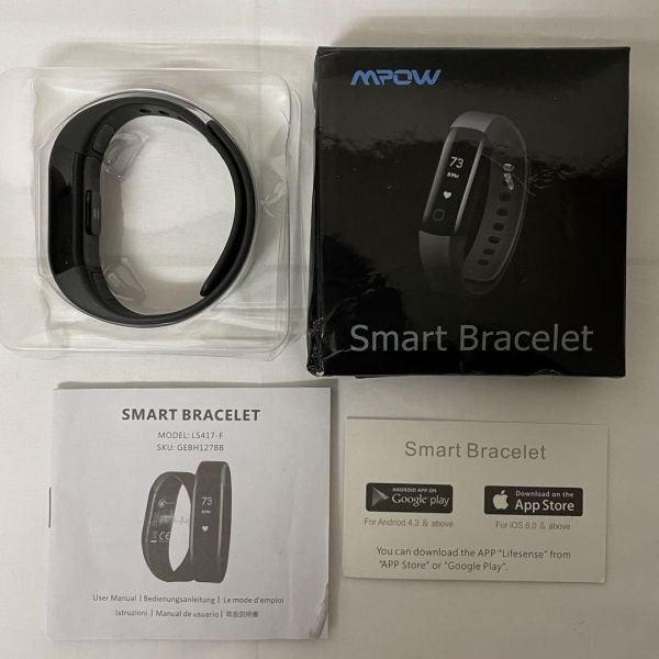  new goods unused MPOW Smart bracele action amount total Heart rate monitor sleeping inspection . arrival telephone multifunction health control wristwatch iphone&Android correspondence D117