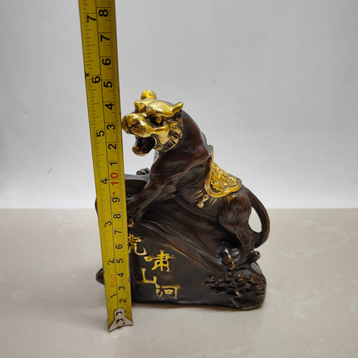 超珍館蔵】銅製 景泰藍 琺瑯彩 塗金 領頭羊 置物 古賞物 古美術 超珍館蔵】銅製 景泰藍 琺瑯彩 塗金 領頭羊 置物 古賞物 古美術