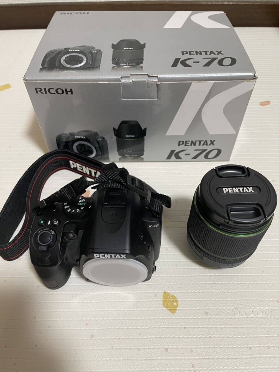 RICOH PENTAX K-70デジタル一眼レフカメラ レンズ 美品　本体レンズのみ_画像1
