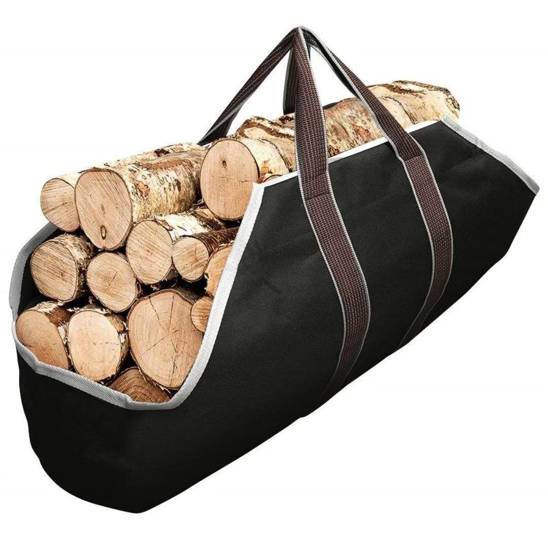  firewood inserting tote bag shoulder bag firewood bag firewood inserting case outdoor camp 