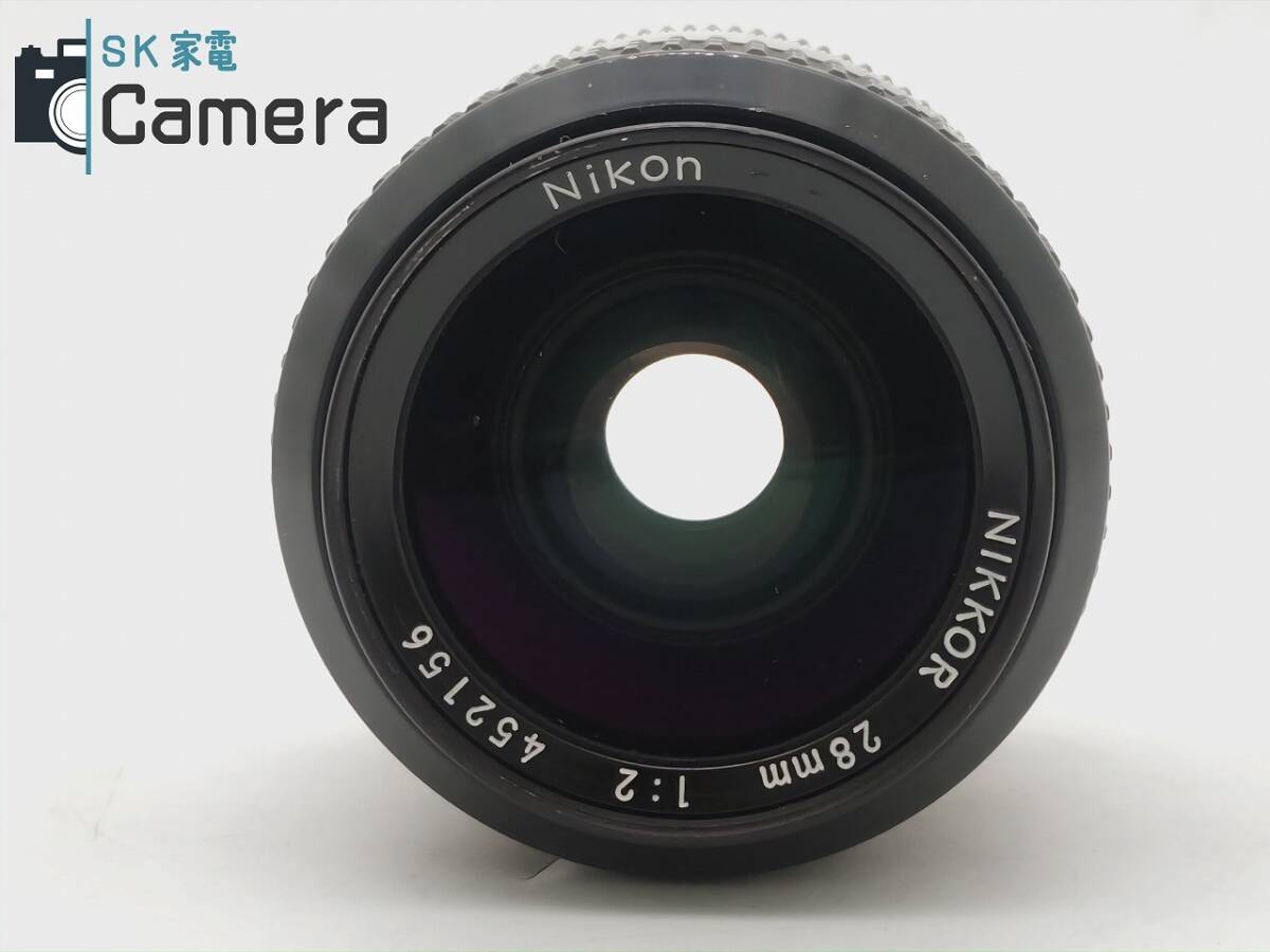 Nikon NIKKOR 28ｍｍ F2 Ai ニコン キャップ付_画像3