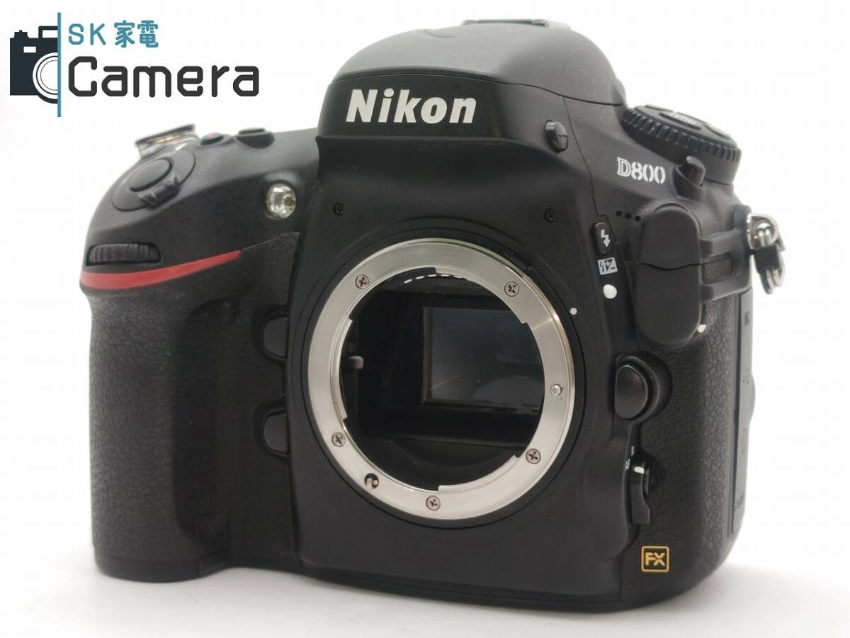 Nikon D800 電池 充電器 ストラップ 付 ショット数約2800回 ニコン 美品_画像2