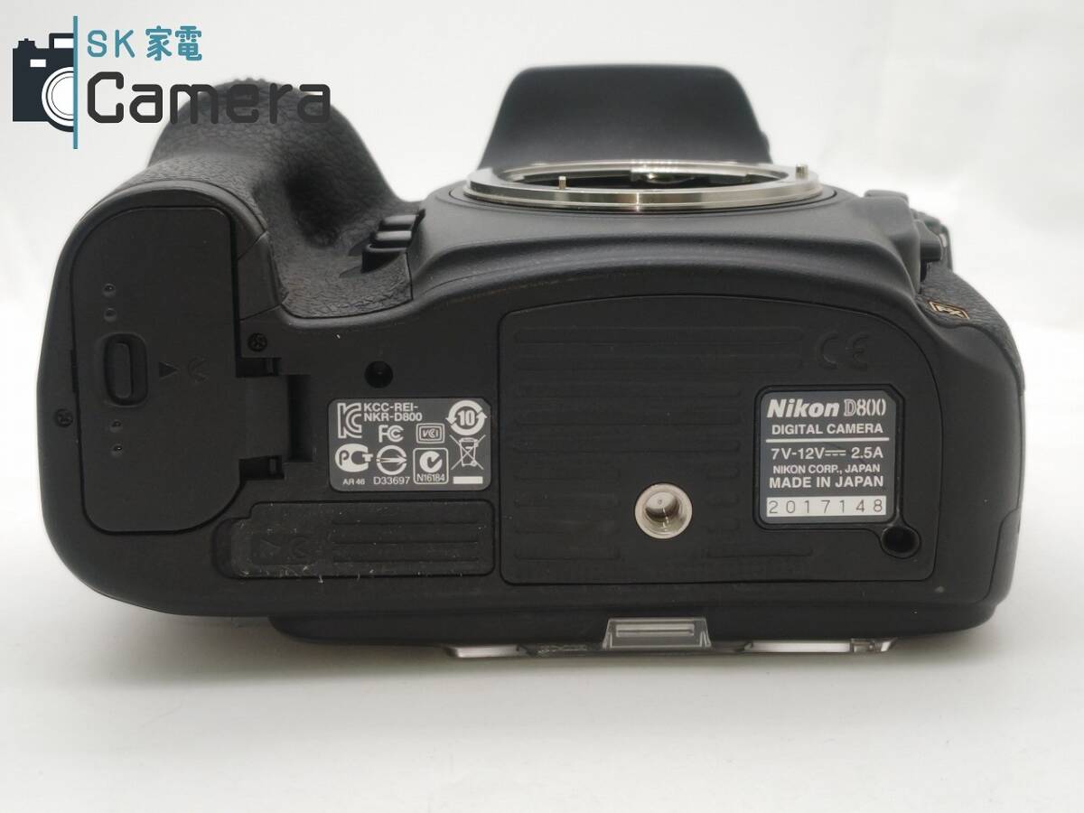 Nikon D800 電池 充電器 ストラップ 付 ショット数約2800回 ニコン 美品_画像7