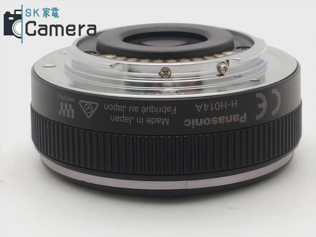 Panasonic LUMIX G 14ｍm F2.5 II ASPH. H-H014A 2型 パナソニック ルミックス キャップ付き 美品 ④_画像5