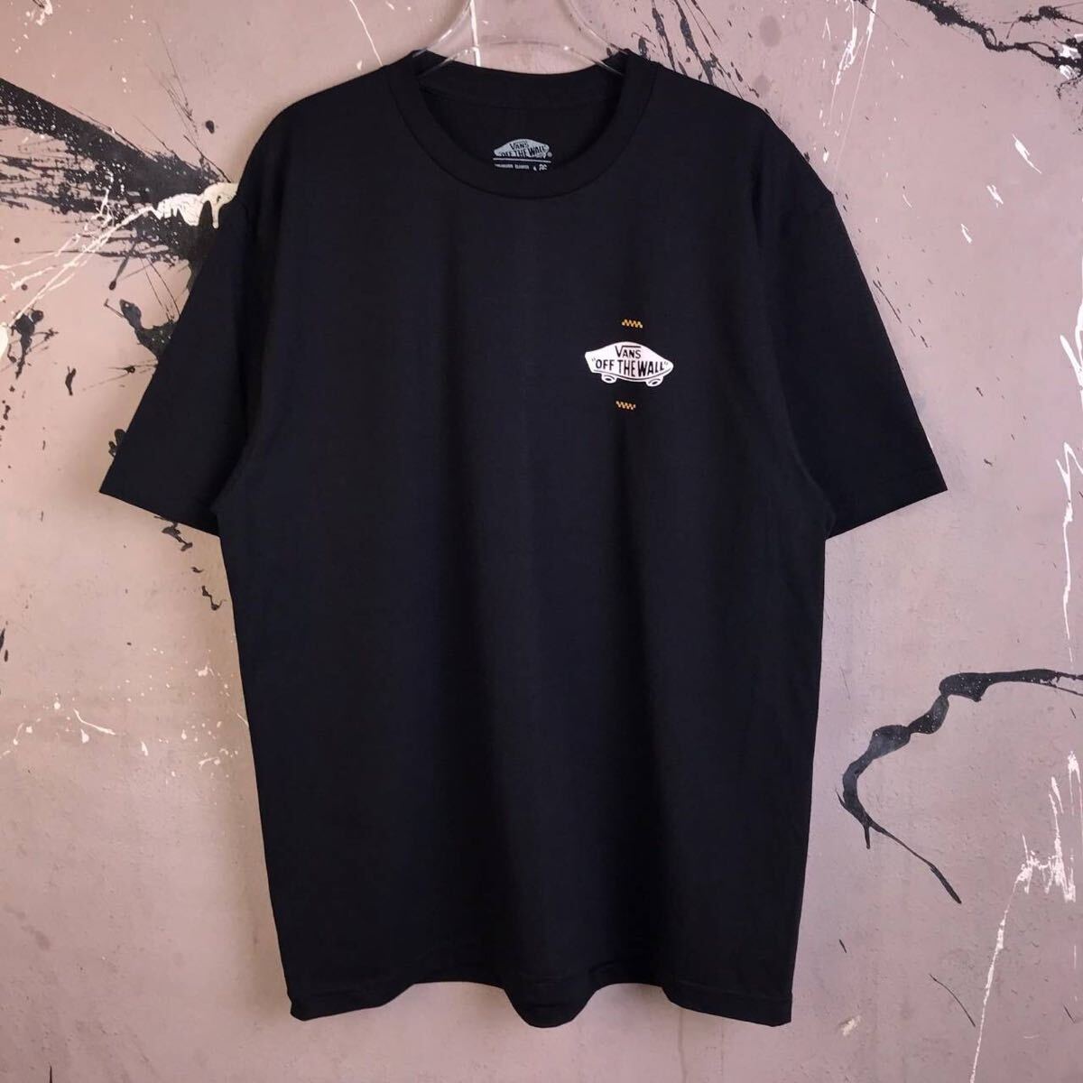 Tシャツ 半袖 バンズ VANS ストリート系 ロサンゼルス スケボー スケードボード カリフォルニア 黒 XLサイズ