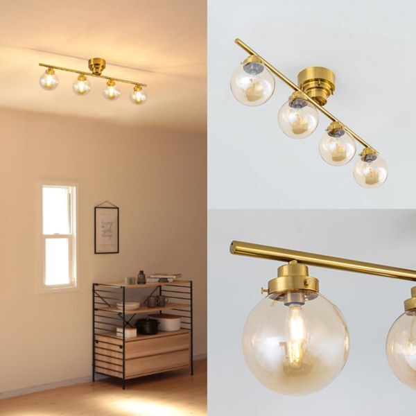 chedar シーリングライト おしゃれ 4灯 LED 北欧 真鍮 ガラス chedar シーリングライト おしゃれ 4灯 LED 北欧 真鍮 ガラス