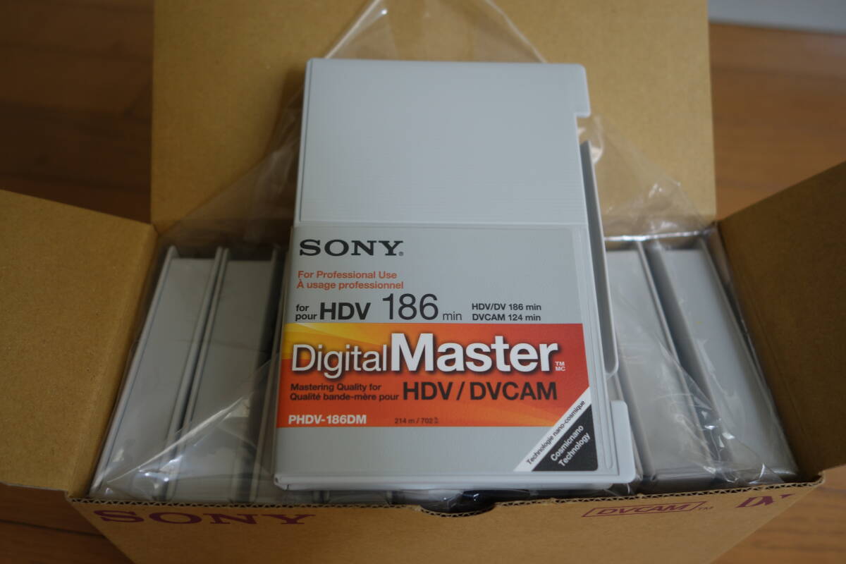 新品 SONY HDVテープ PHDV-124DM 124分 DigitalMaster 10本セット_画像1