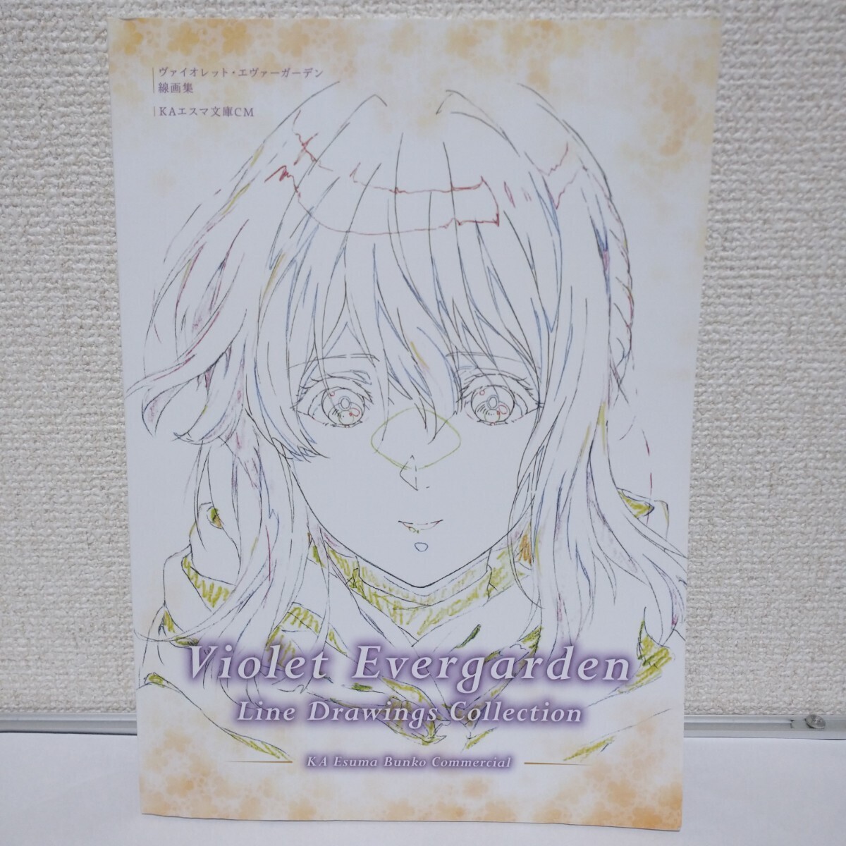 Violet Evergarden Line Drawings Collection 京都アニメーション ヴァイオレット・エヴァーガーデン KAエスマ文庫CM 線画集 美品