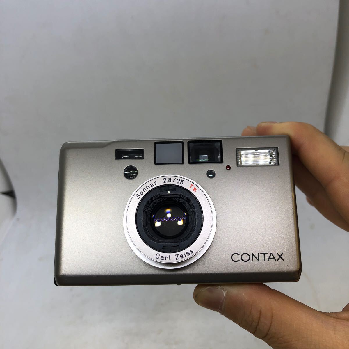 CONTAX T3 T3D 後期型 ☆ダブルティース コンパクトフィルムカメラ Sonnar 35mm F2.8 T* コンタックス 動作品 1円〜の画像2