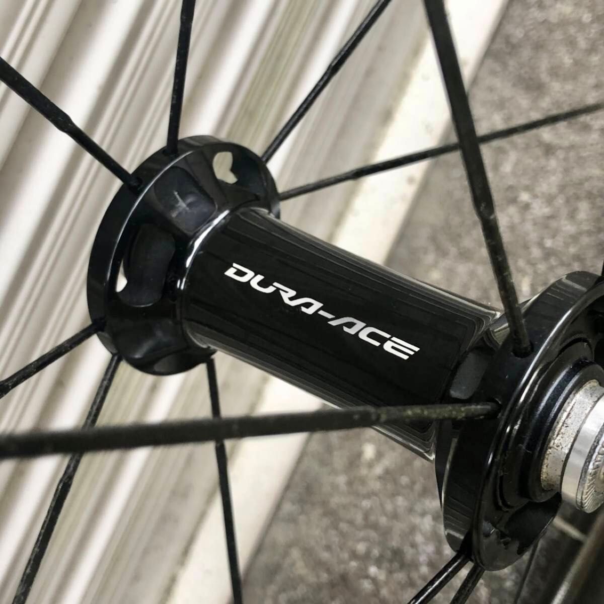 中古 SHIMANO DURA-ACE シマノ デュラエース WH-9000-C75-TU カーボンディープリムホイールセット