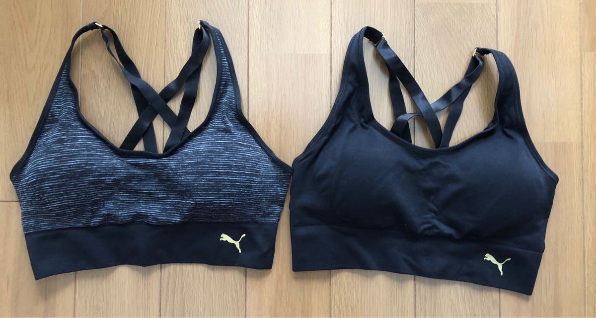 new goods ]PUMA( Puma ) Puma sports bra 2 pieces set PUMA 2-PACK SEAMLESS  SPORTS BRA