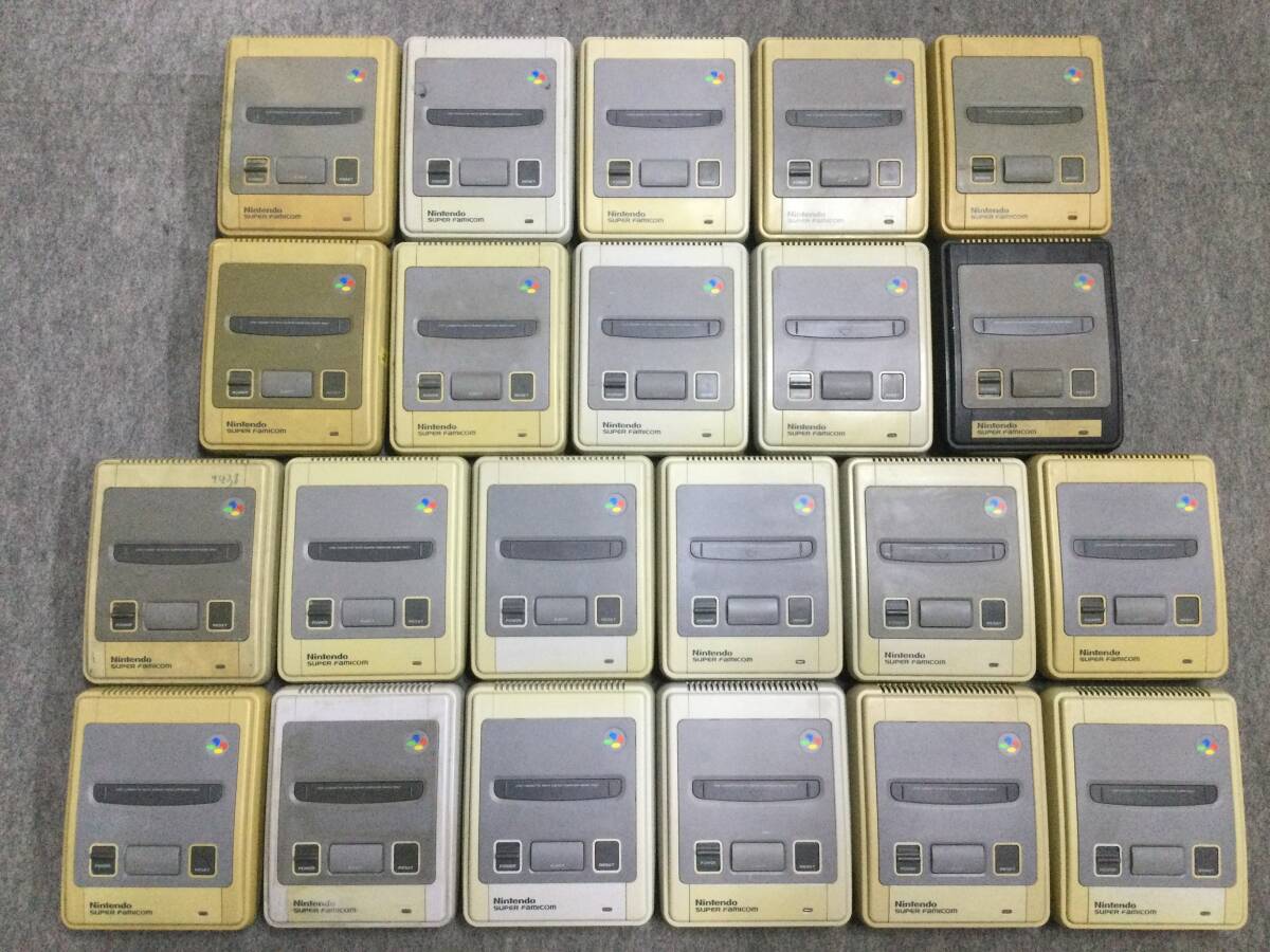 [N5176/140/0] Junk *SFC* Super Famicom * Hsu fami* body *22 pcs. set * large amount * summarize * set *NINTENDO* nintendo *