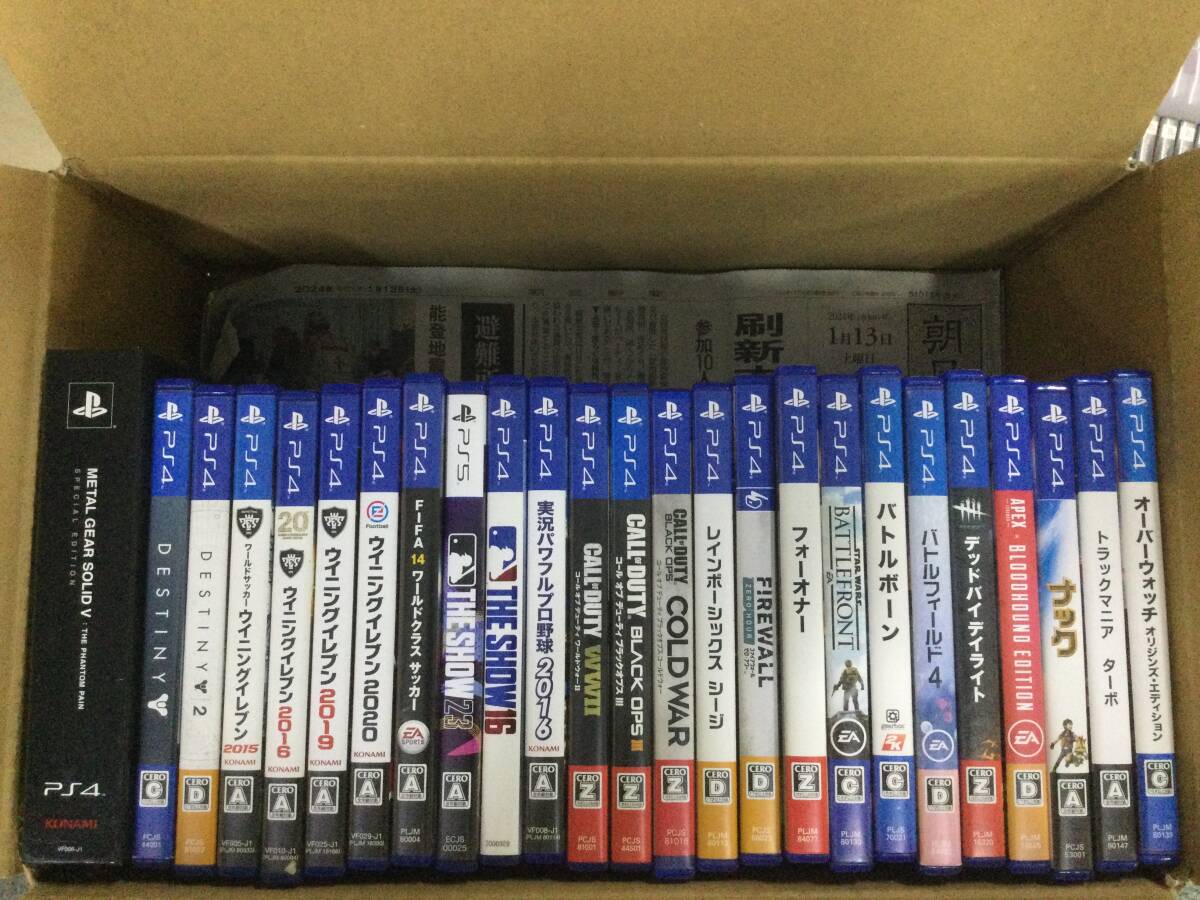 [GN5191/80/0] Junk *PS4&PS5 soft * total 25ps.@ rom and rear (before and after) * large amount * summarize * set *Playstation4*MLB The Show23* metal gear *APEX*KNACK