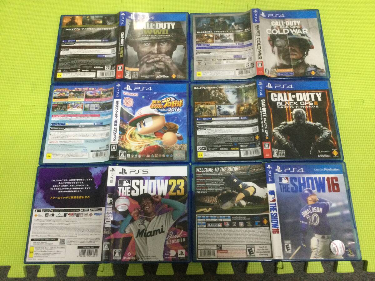 [GN5191/80/0] Junk *PS4&PS5 soft * total 25ps.@ rom and rear (before and after) * large amount * summarize * set *Playstation4*MLB The Show23* metal gear *APEX*KNACK