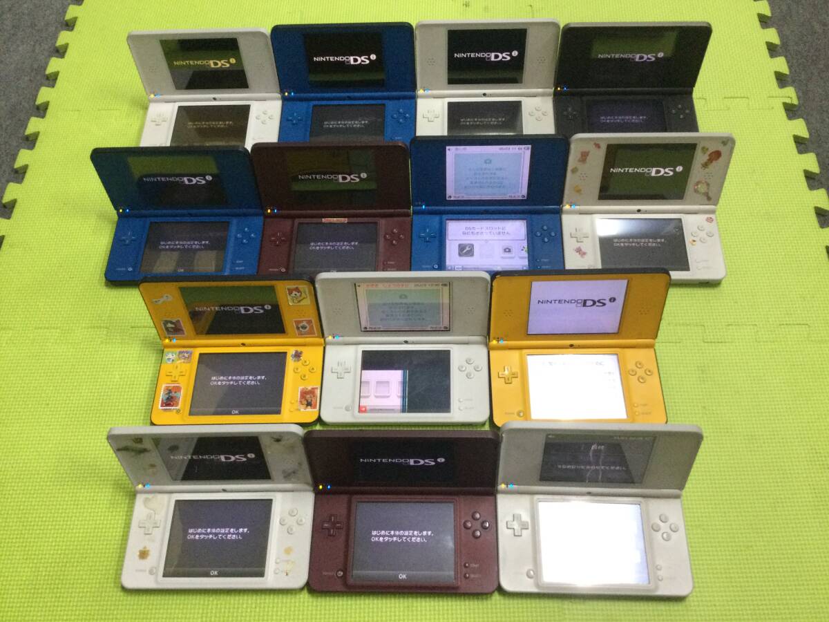 【返品?交換対象商品】 【N5256/60/0】ジャンク★ニンテンドーDSi LL 本体★計14台★大量★まとめ★セット★DS i LL★任天堂★Nintendo★ゲーム機★ DSi LL