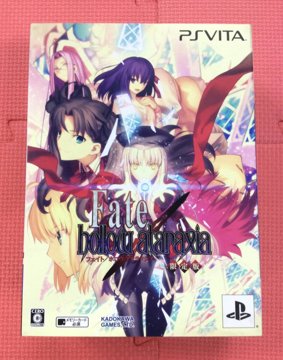 【GM4353/60/0】PS Vitaソフト★Fate/hollow ataraxia (限定版)★ねんどろいど未開封★フェイト/ホロウ アタラクシア★PlayStation Vita★_画像1