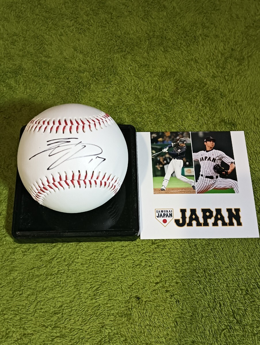 2023 World Baseball Classic MLBdoja-s samurai Japan большой . sho flat игрок автограф автограф мяч WBC③