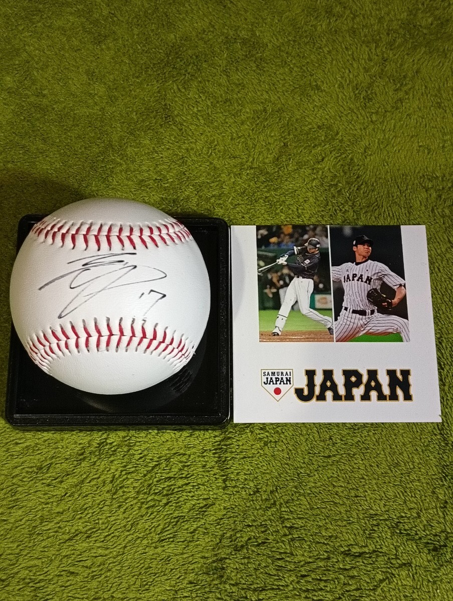 2023 World Baseball Classic MLBdoja-s samurai Japan large . sho flat player autograph autograph ball WBC③